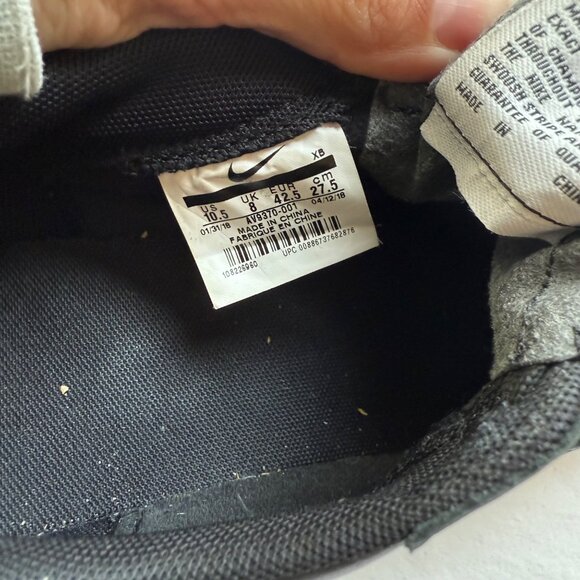 Nike Blazer Low LE BLack Black WOmens 10.5 - Picture 3 of 8